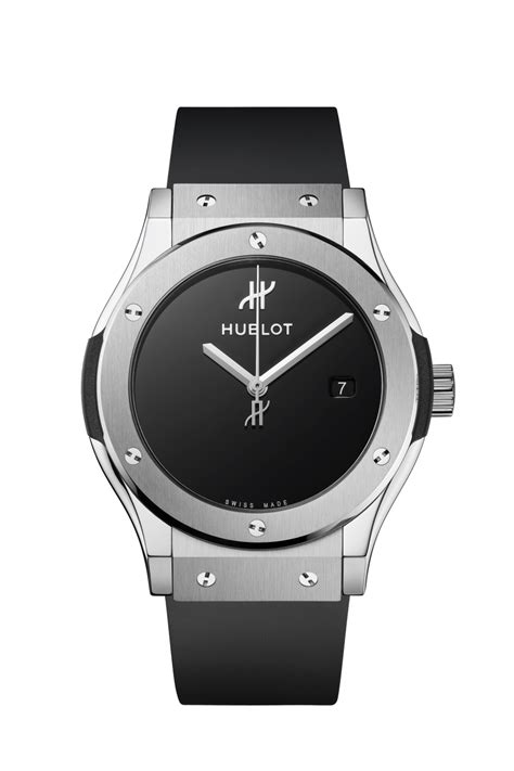 hublot classic fusion 42mm size log to log|Classic Fusion Original Titanium 42 mm .